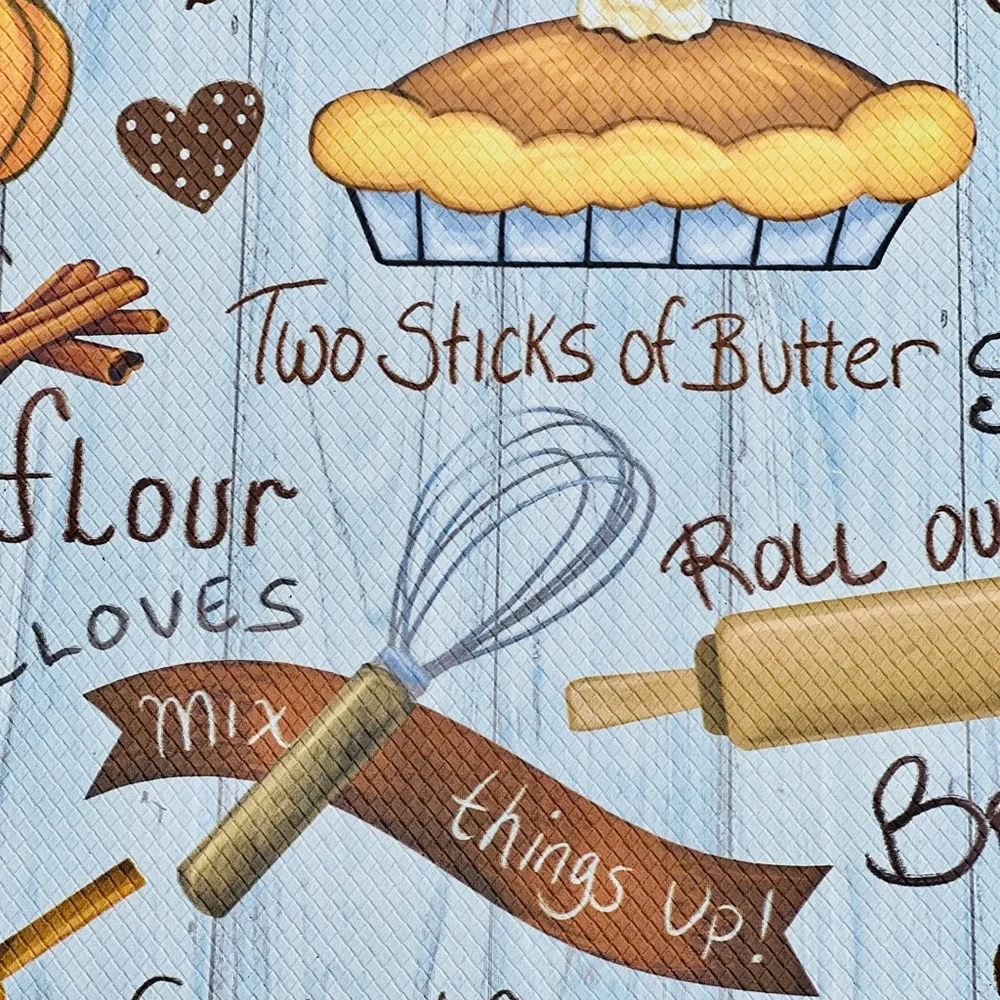 Pumpkin Pie Recipe Kitchen Anti Fatigue Floor Mat Thanksgiving Dessert Whisk